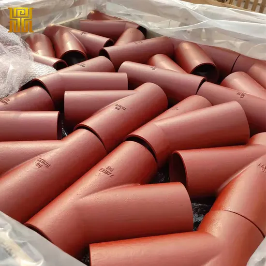 Best Price Supplier Single Branch En877 Drainage DN50-DN300 Ductile Iron Pipe