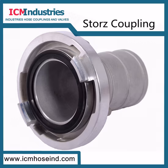 Connexion Storz de bouche d'incendie en aluminium de 4 pouces